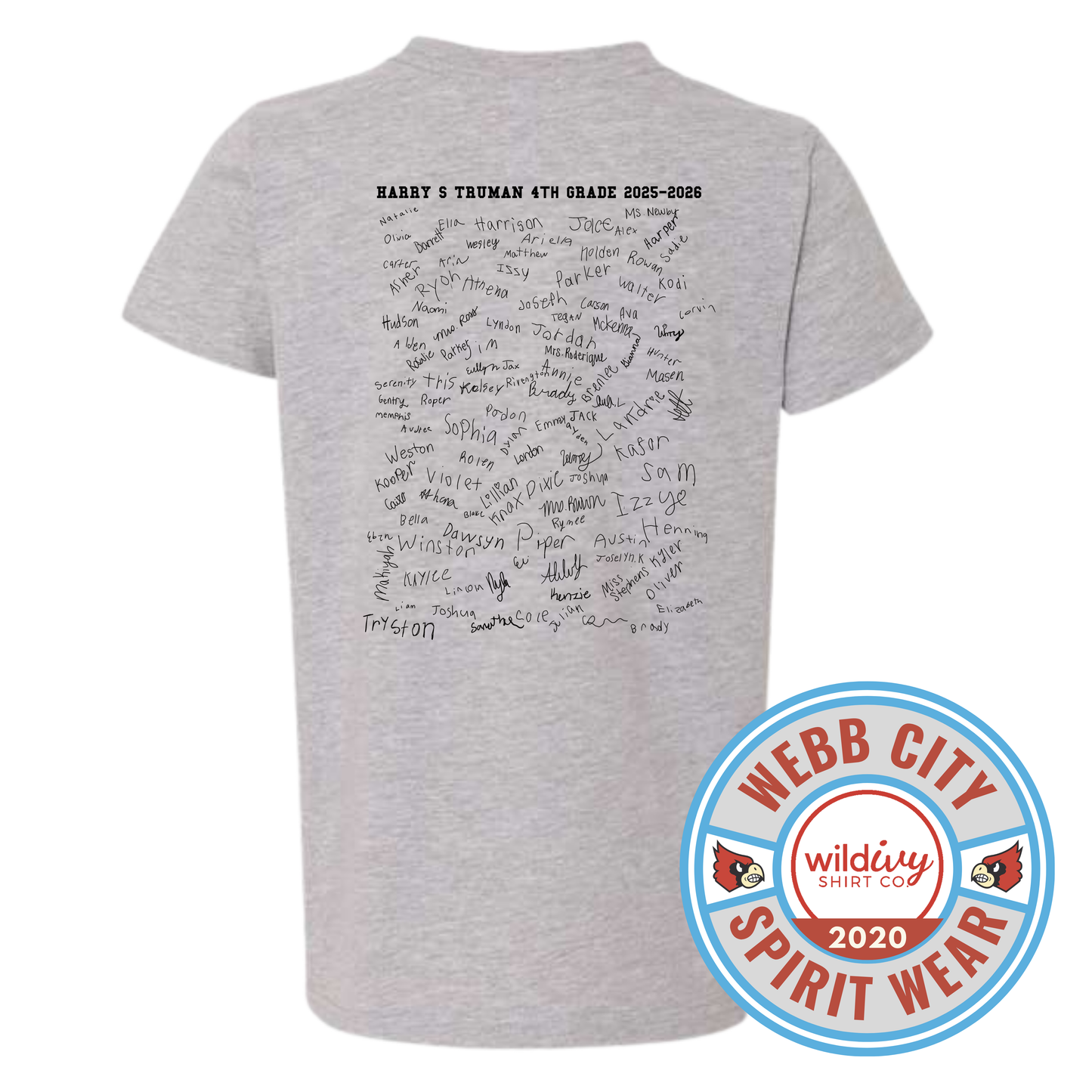 2025-26 Harry S Truman 4th Grade Shirt