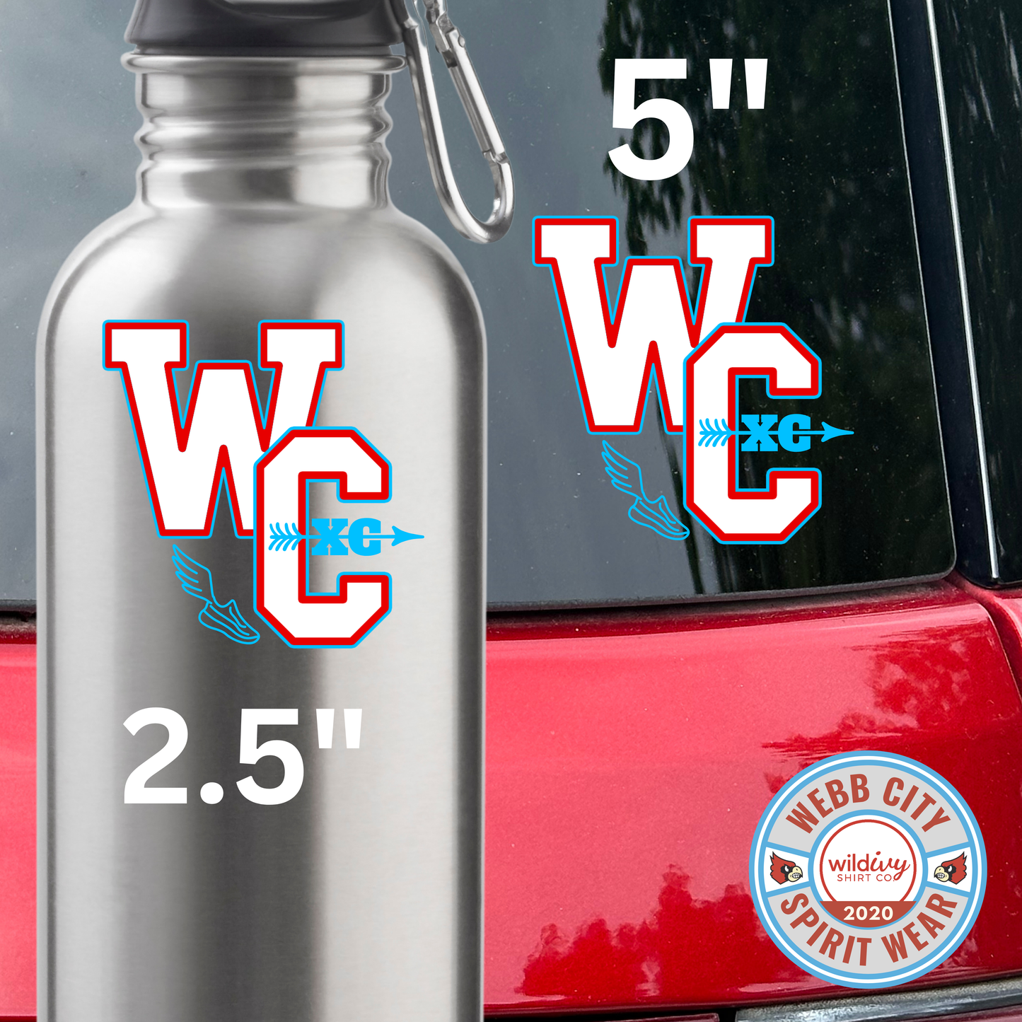 Permanent Decal: Webb City XC 5"