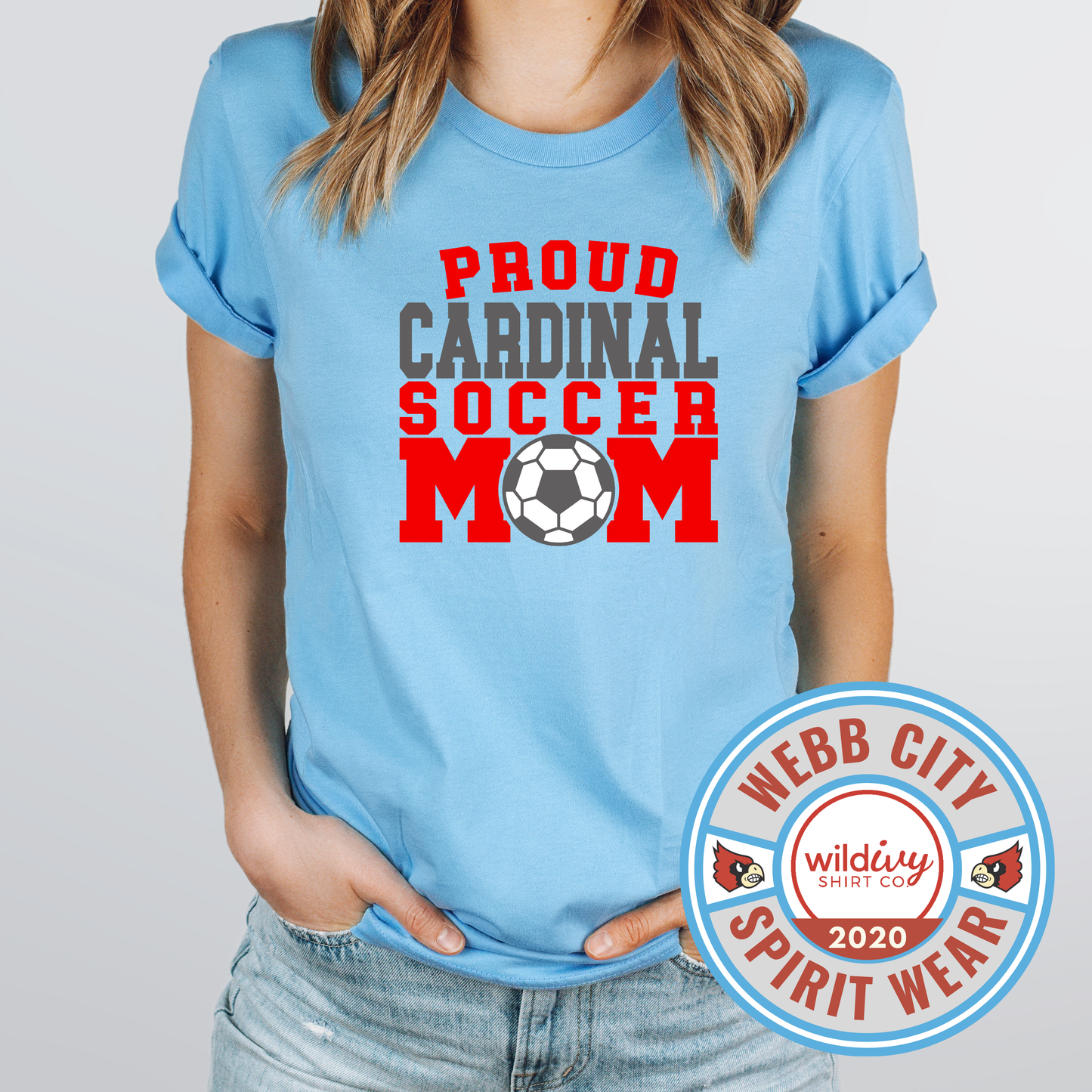 Proud Cardinal Soccer Mom