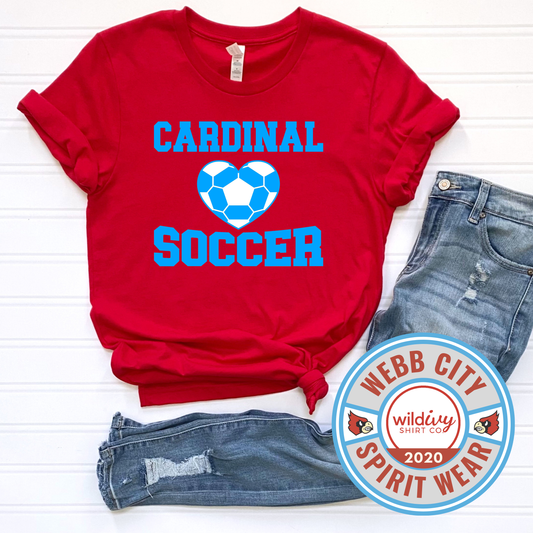 Cardinals Soccer Heart