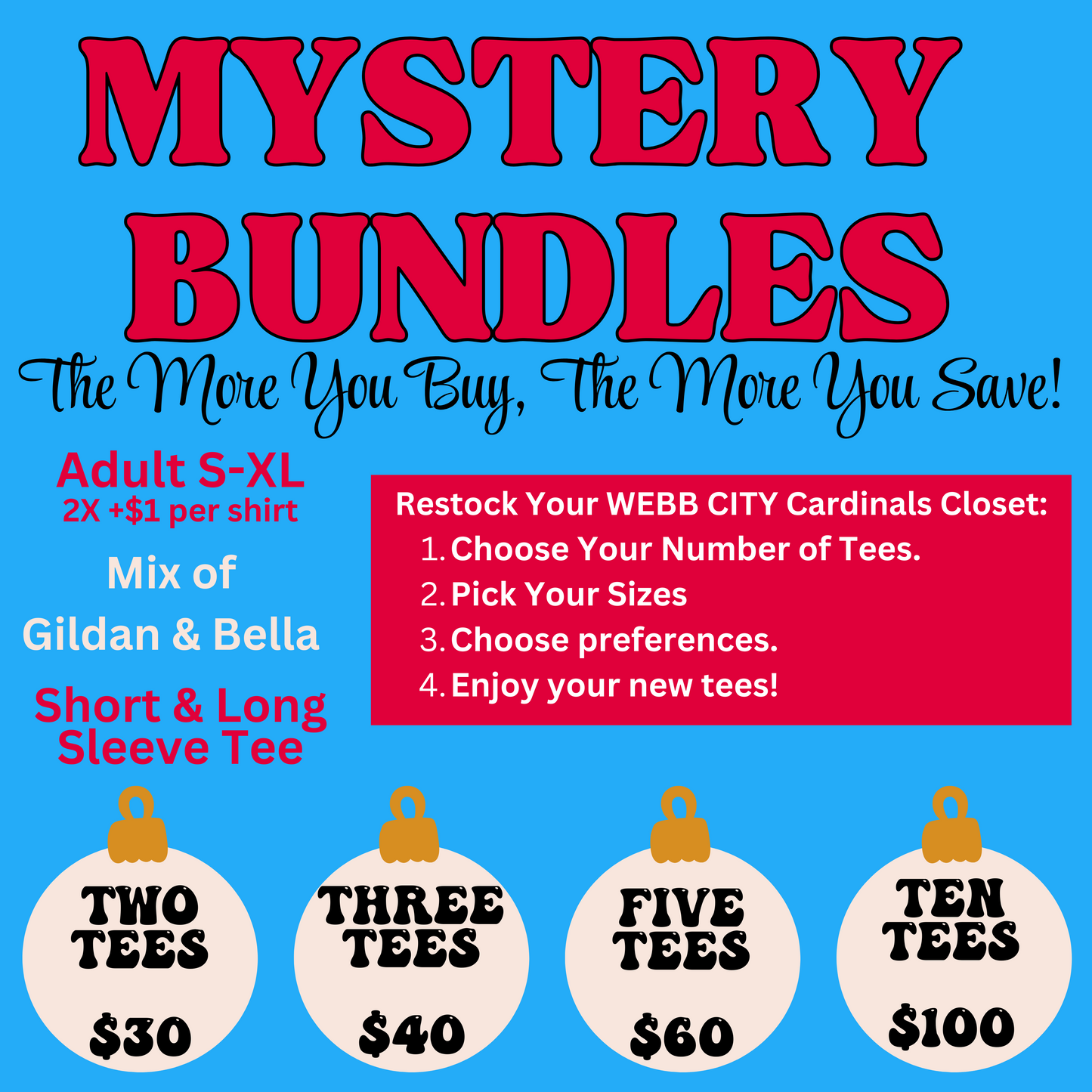 Webb City Cardinals Mystery Bundle