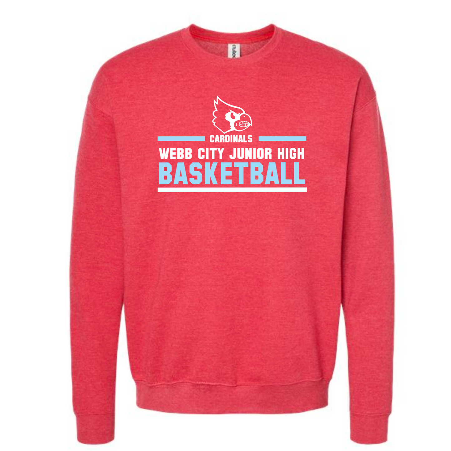 Webb City Junior High Girls Basketball Crew Neck Sweatshirt