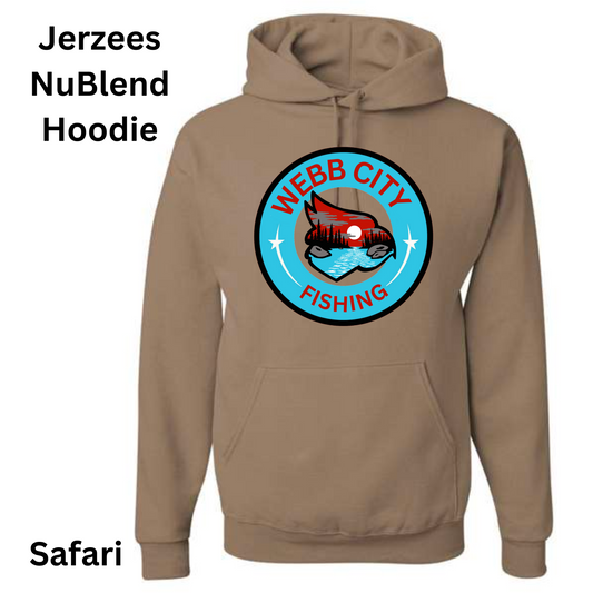 Webb City Fishing Hoodie-Full Logo